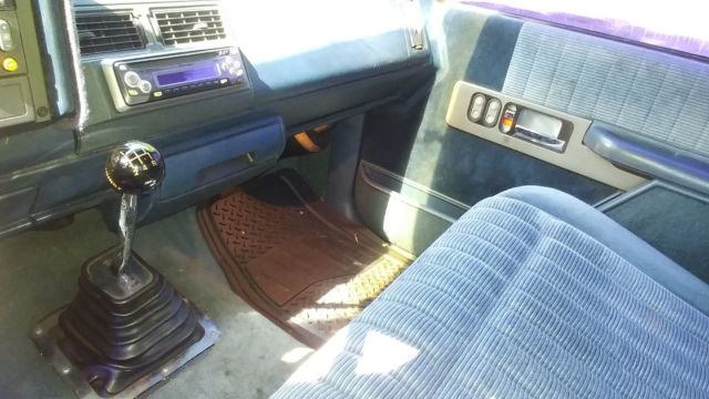 1993 Blue GMC Sierra 1500 Standard Cab Pickup