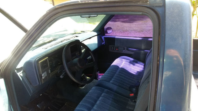 1993 Blue GMC Sierra 1500 Standard Cab Pickup