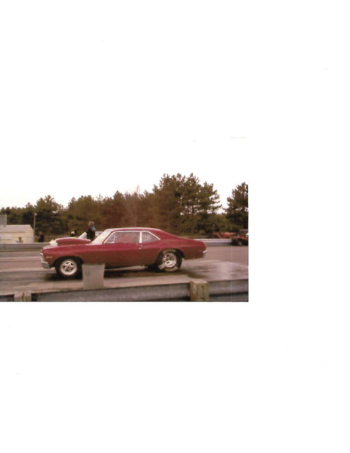1971 2000 Red w/ Magenta ghost flames Chevrolet Nova