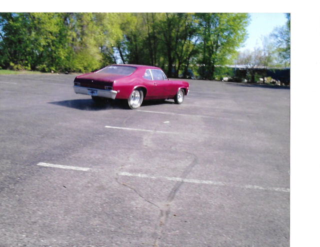 1971 2000 Red w/ Magenta ghost flames Chevrolet Nova