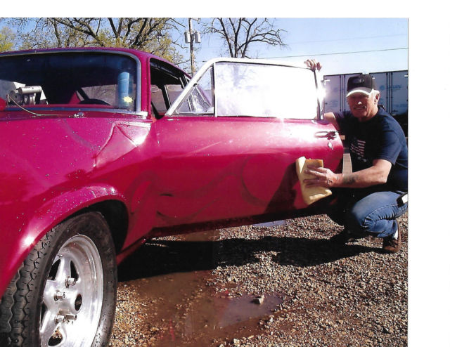 1971 2000 Red w/ Magenta ghost flames Chevrolet Nova
