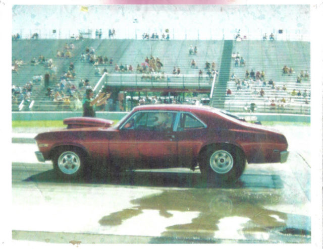 1971 2000 Red w/ Magenta ghost flames Chevrolet Nova