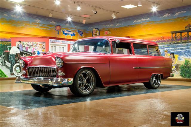 1955 Red Chevrolet Bel Air/150/210 --