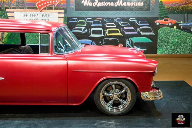 1955 Red Chevrolet Bel Air/150/210 --