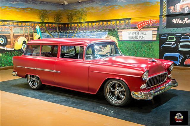 1955 Red Chevrolet Bel Air/150/210 --