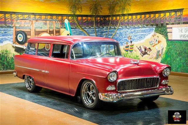 1955 Red Chevrolet Bel Air/150/210 --