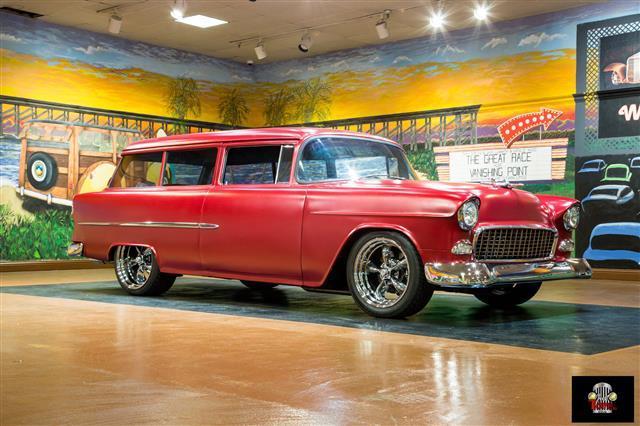 1955 Red Chevrolet Bel Air/150/210 --
