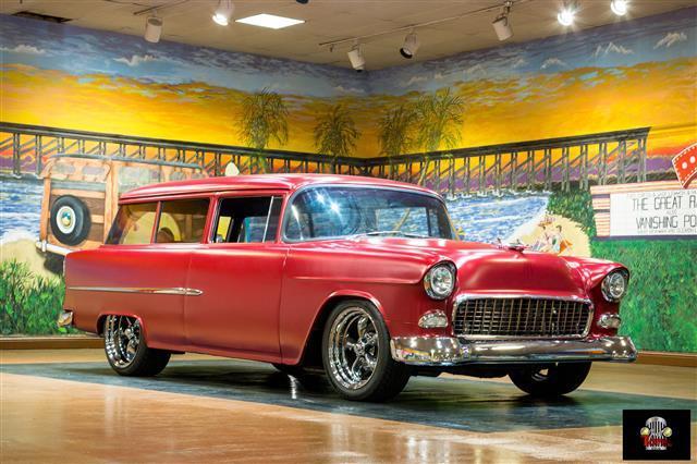 1955 Red Chevrolet Bel Air/150/210 --