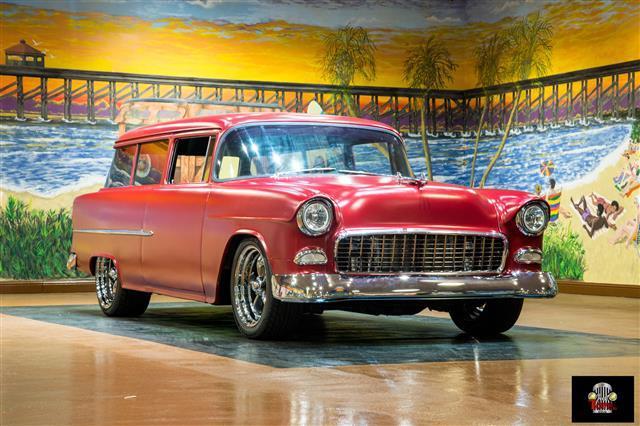 1955 Red Chevrolet Bel Air/150/210 --