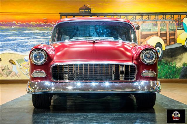 1955 Red Chevrolet Bel Air/150/210 --
