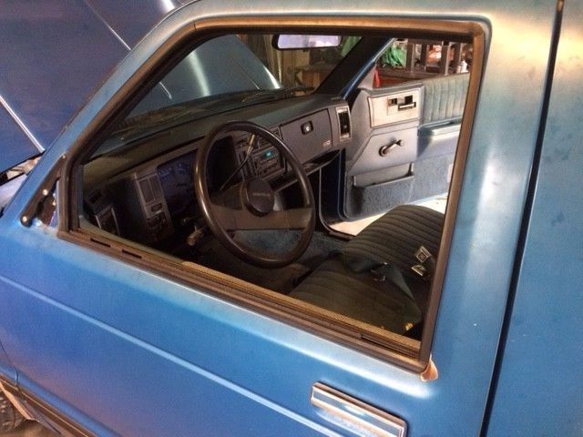 1984 Blue Chevrolet S-10 Cab & Chassis