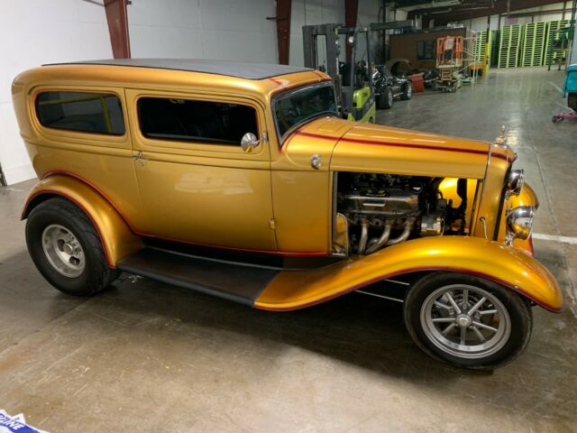 1932 Gold and Maroon Ford Sedan Sedan