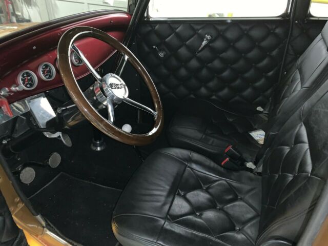 1932 Gold and Maroon Ford Sedan Sedan