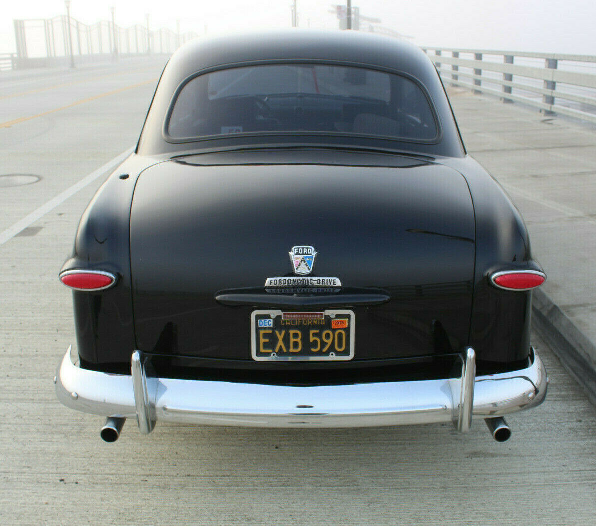 1950 Black Ford CUSTOM Sedan