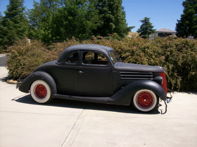 1936 BLACK Ford DELUX COUPE Coupe