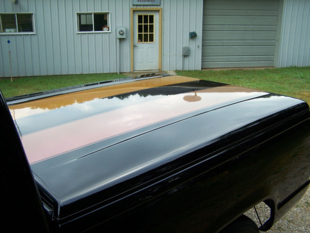 1988 Black custom chameleon trim paint Chevrolet C-10 Short box Fleet Side