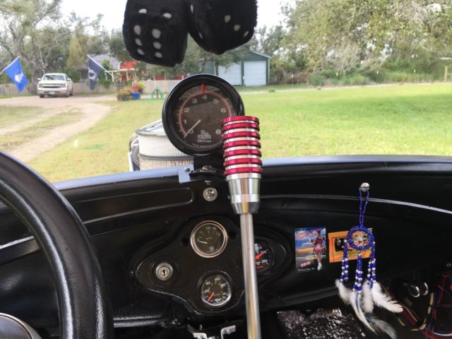 1929 red primer Ford Model A 2dr