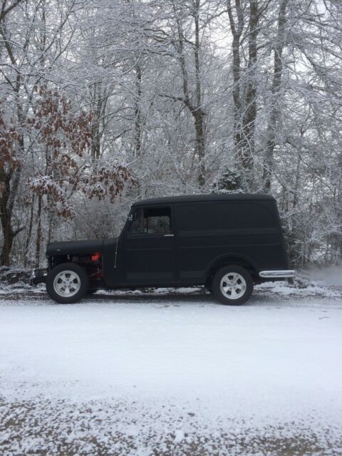 1957 Black Willys Wagon