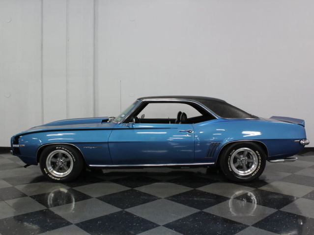 1969 Blue Chevrolet Camaro Coupe