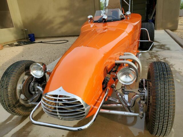 1927 Orange Chevrolet Streetrod Coupe