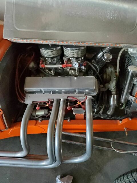 1927 Orange Chevrolet Streetrod Coupe