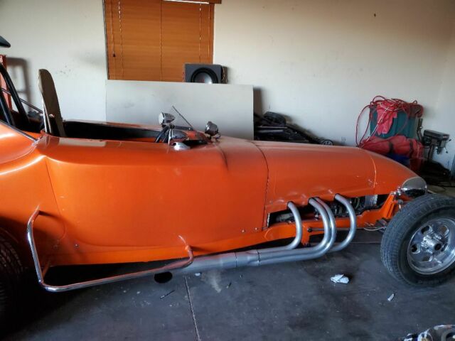 1927 Orange Chevrolet Streetrod Coupe