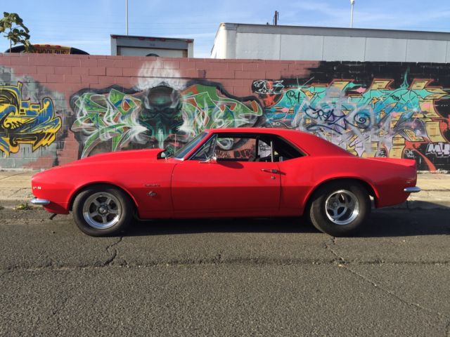 1967 Red Chevrolet Camaro Coupe