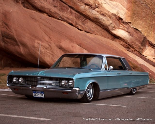 1968 Mist Turqoise Chrysler New Yorker 4 door hard top