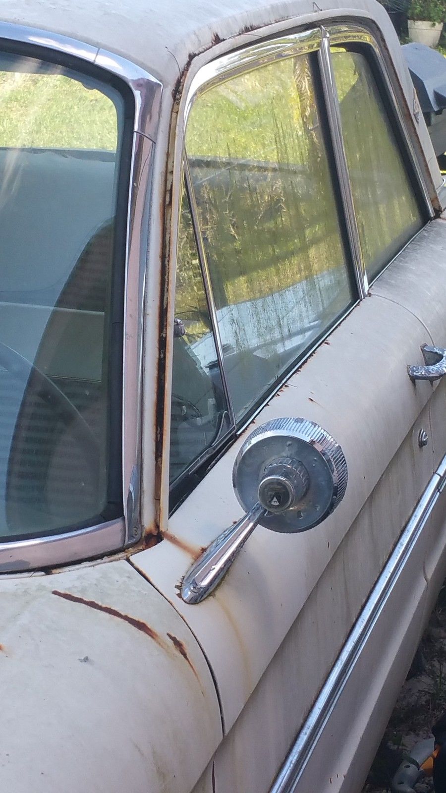 1963 White Ford Falcon