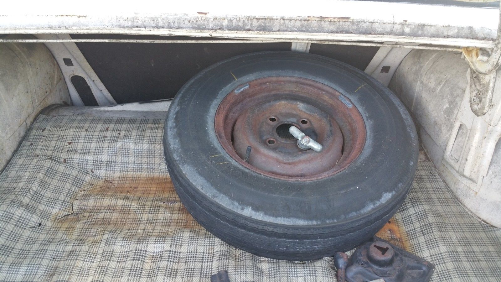 1963 White Ford Falcon