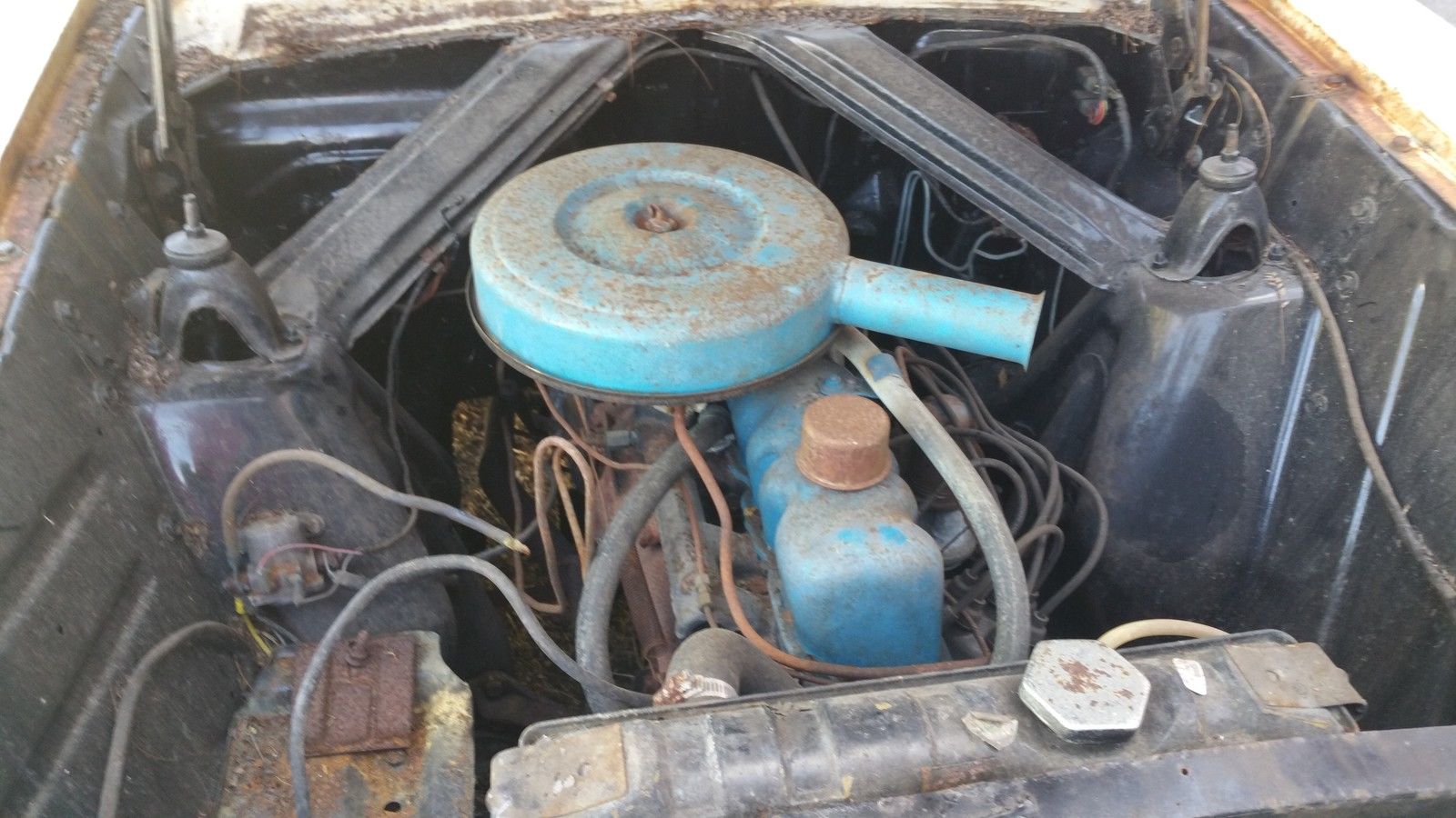 1963 White Ford Falcon