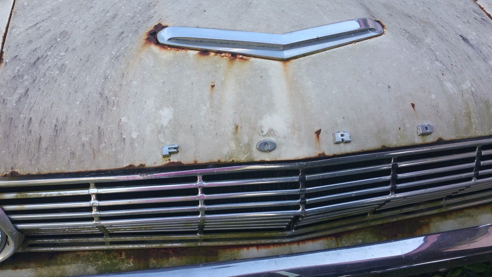 1963 White Ford Falcon