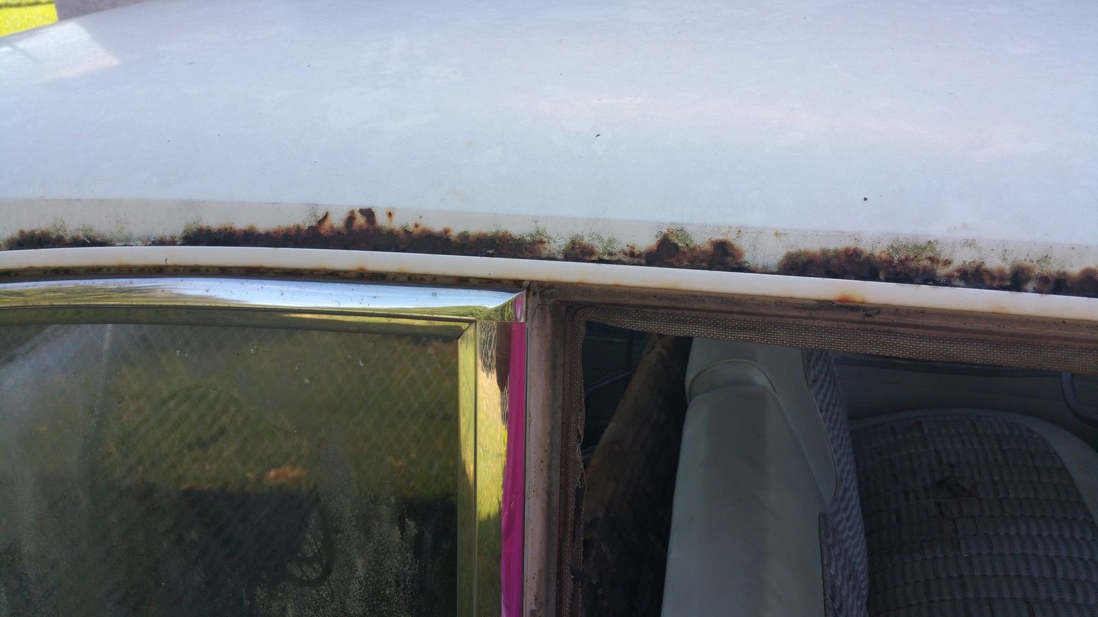 1963 White Ford Falcon