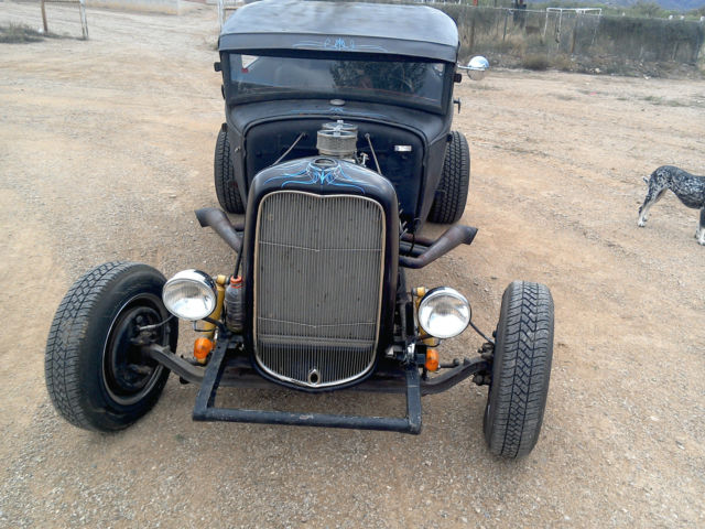1931 Black Ford Model A Coupe