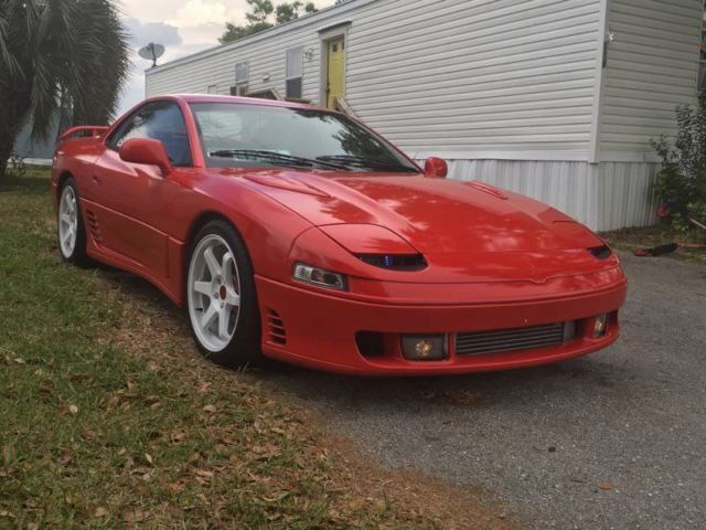 1993 Red Mitsubishi 3000GT Coupe
