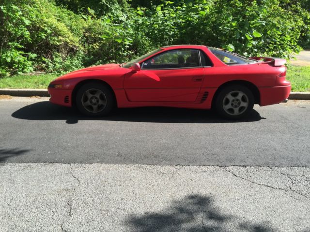 1993 Red Mitsubishi 3000GT Coupe
