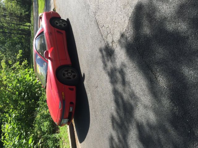 1993 Red Mitsubishi 3000GT Coupe