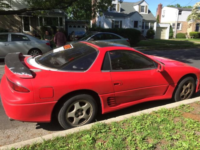 1993 Red Mitsubishi 3000GT Coupe