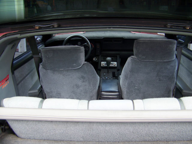 1989 Burgundy Chevrolet Camaro Coupe