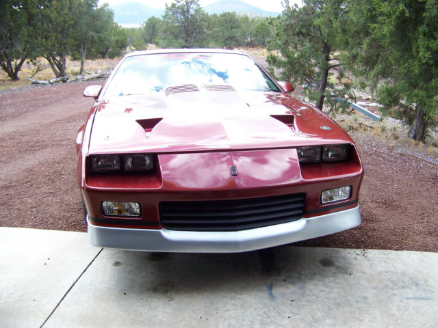 1989 Burgundy Chevrolet Camaro Coupe