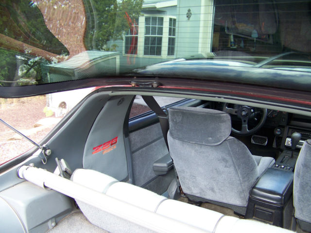1989 Burgundy Chevrolet Camaro Coupe