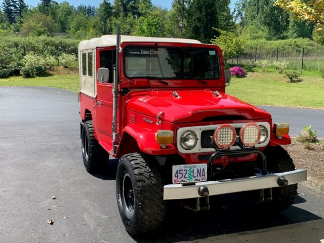 1980 Red Toyota Land Cruiser SUV