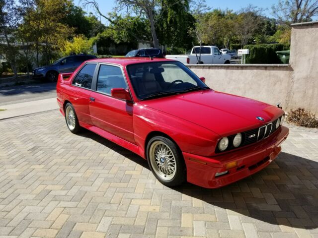 1988 Zinnoberrot (Red_ BMW M3 Coupe