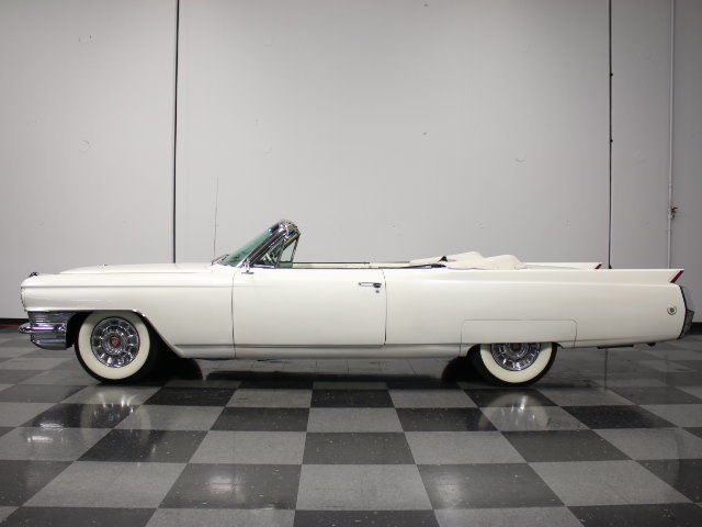 1964 White Cadillac DeVille Convertible