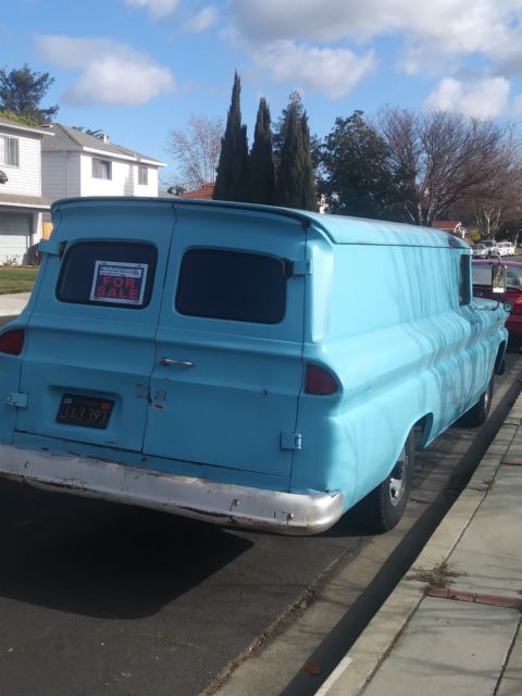 1961 Blue Chevrolet C/K Pickup 3500 Panel Truck