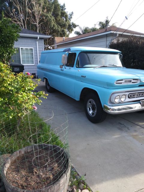 1961 Blue Chevrolet C/K Pickup 3500 Panel Truck