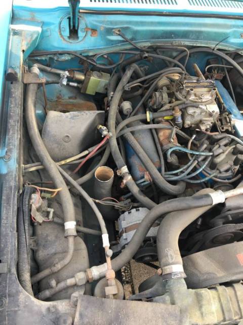 1978 Teal Ford Mustang
