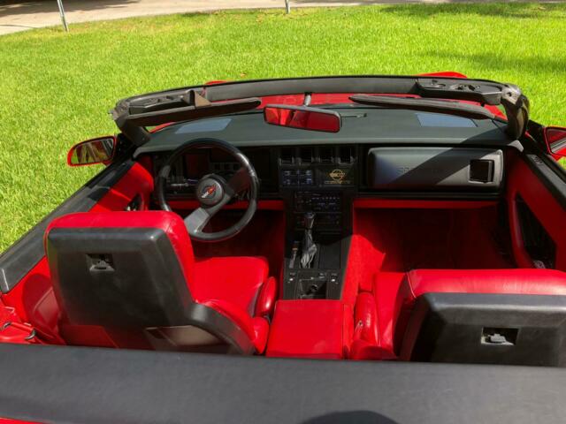 1989 Red Chevrolet Corvette