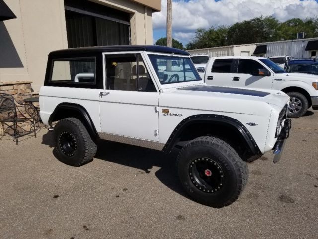 1966 White Ford Bronco Convertible