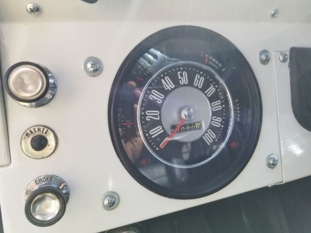 1966 White Ford Bronco Convertible